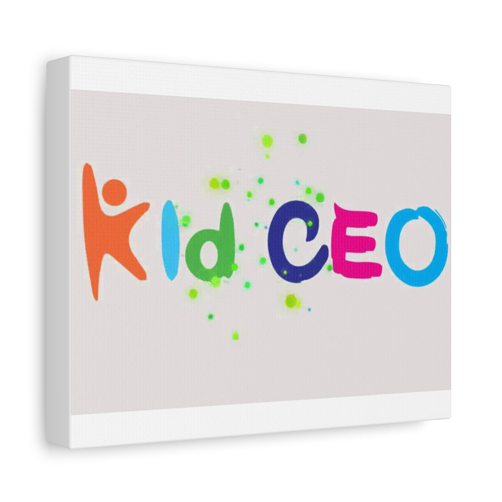 Kid CEO Canvas Wall Art — Colorful Kids’ Inspirational Nursery Decor