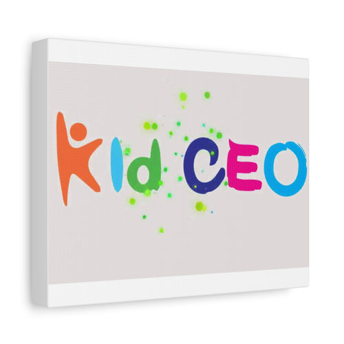 Kid CEO Canvas Wall Art — Colorful Kids’ Inspirational Nursery Decor