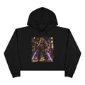 Crop Hoodie — Lights, Camera, Action! Girl Power Cropped Hoodie