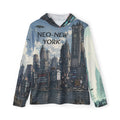 Neo-New York Cyberpunk Hoodie — Futuristic Cityscape All-Over Print
