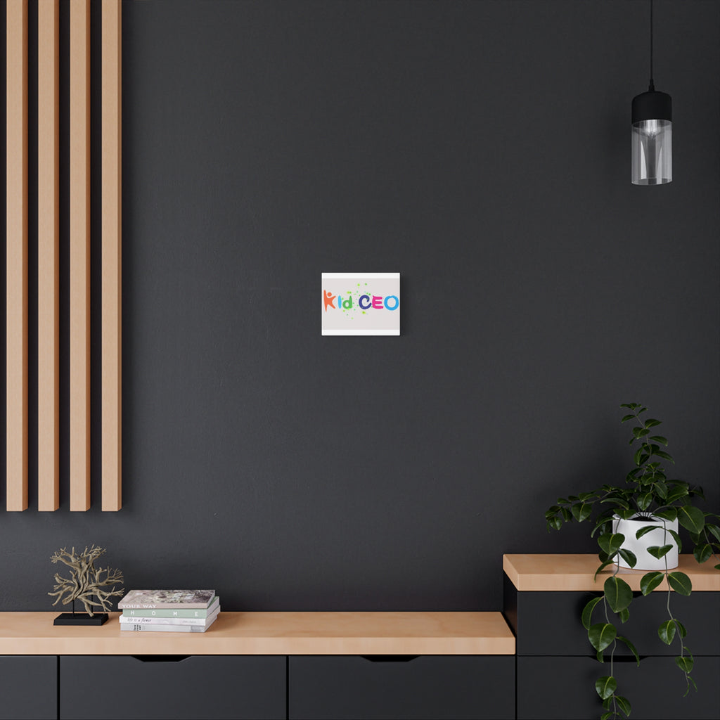Kid CEO Canvas Wall Art — Colorful Kids’ Inspirational Nursery Decor