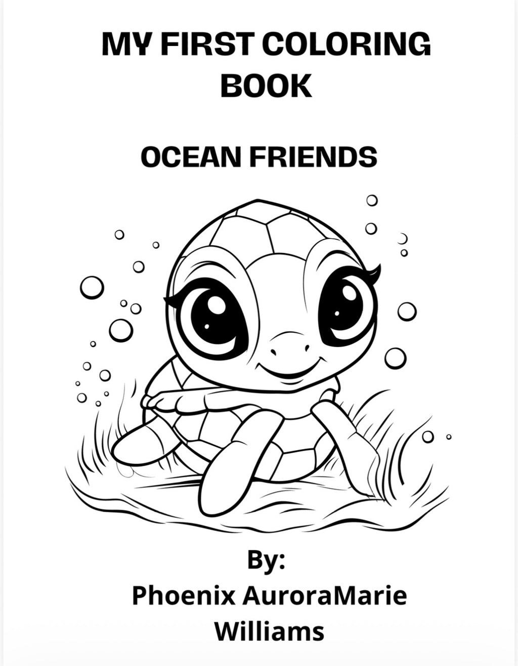 My First Coloring Book Ocean Friends
