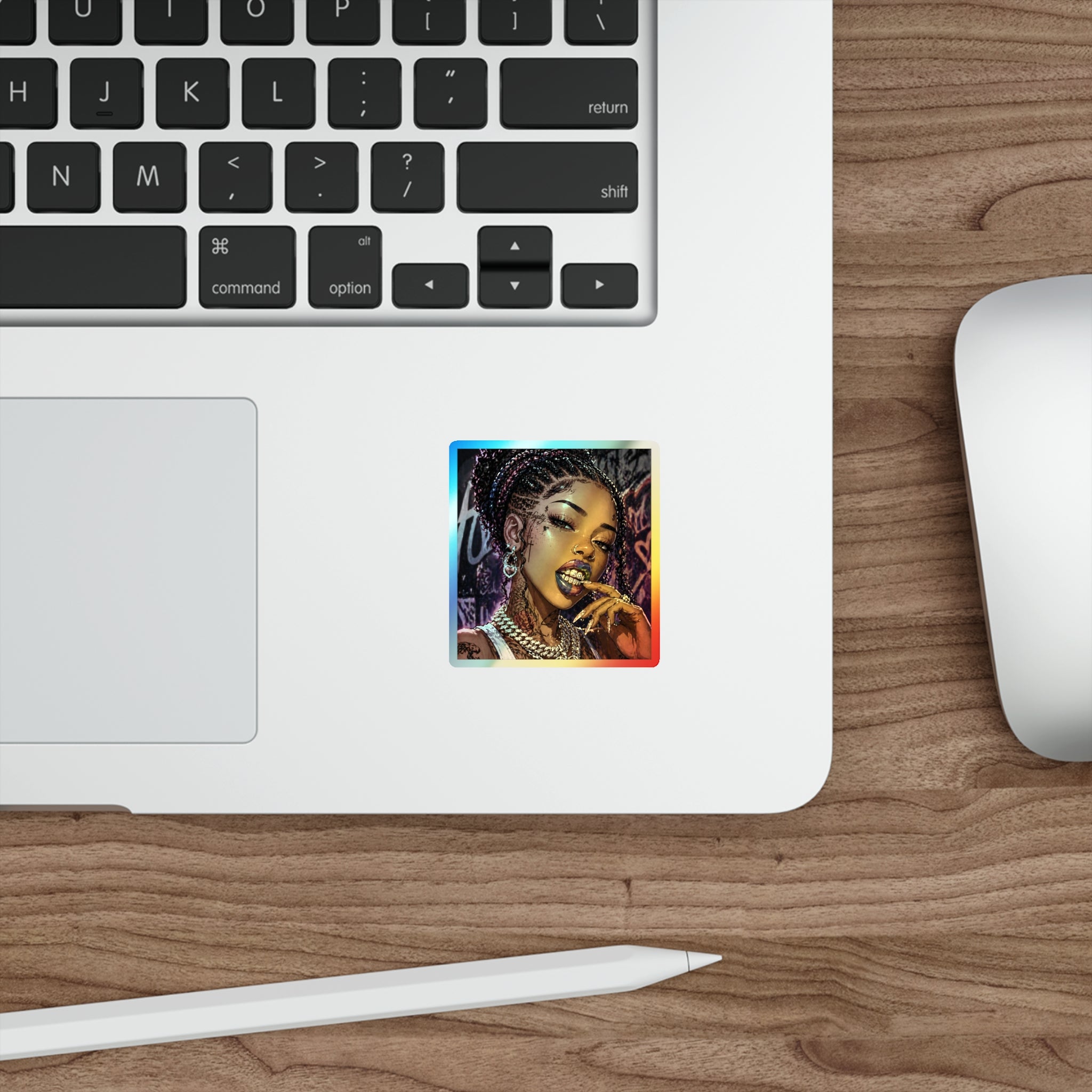 Holographic Die-cut Stickers