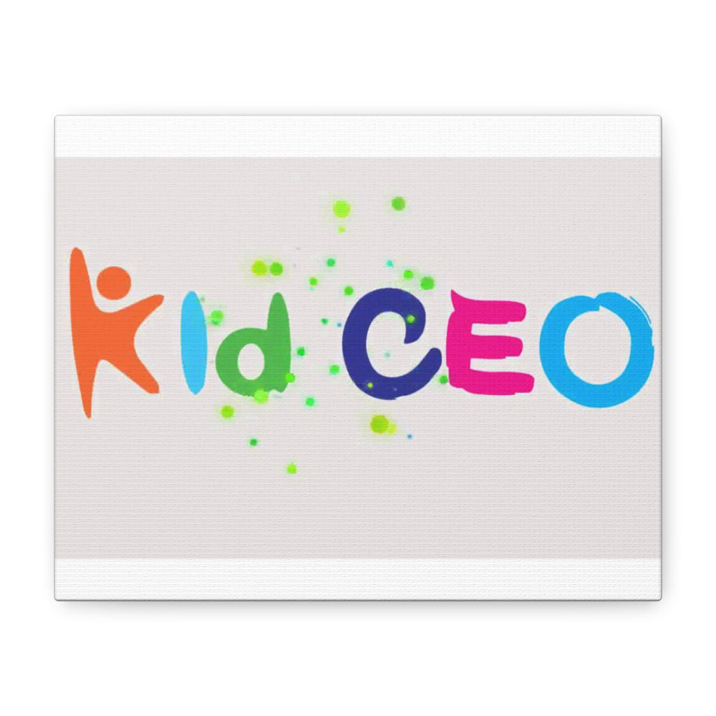 Kid CEO Canvas Wall Art — Colorful Kids’ Inspirational Nursery Decor