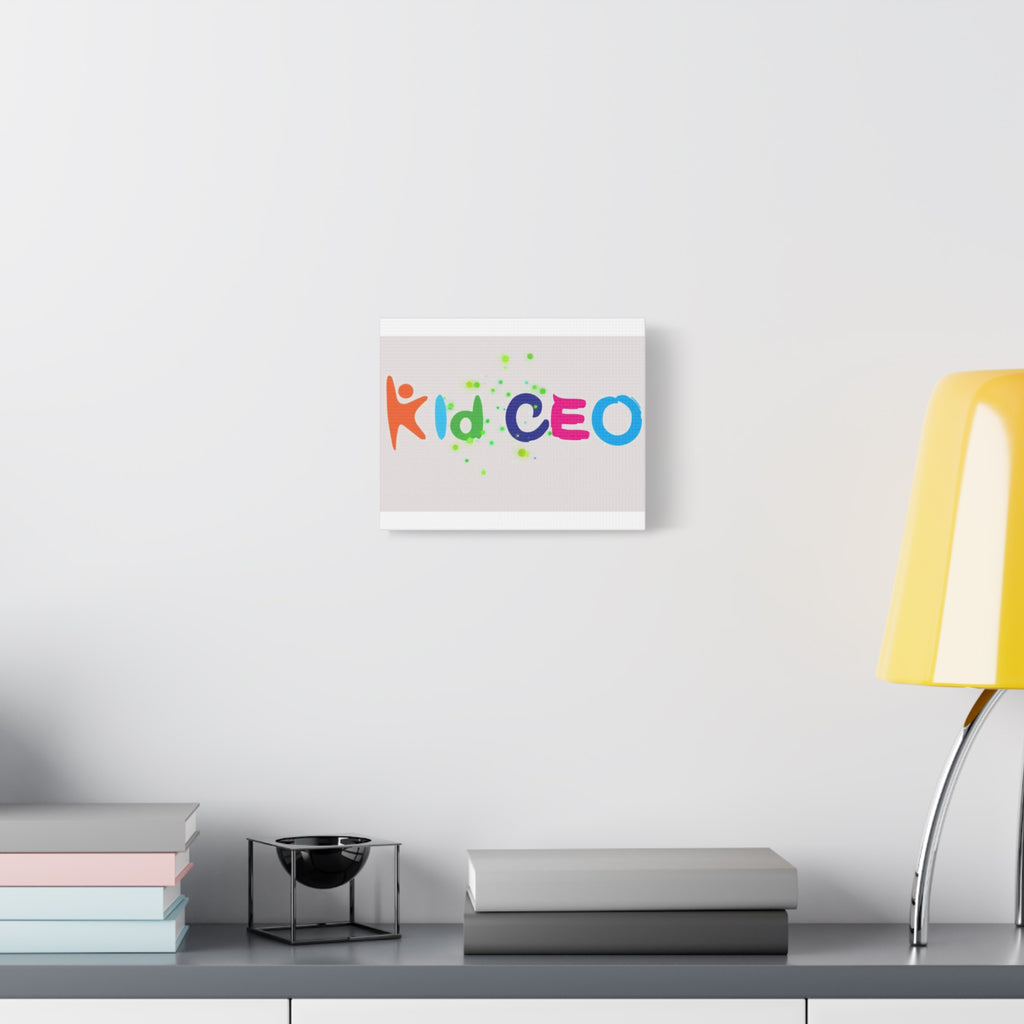 Kid CEO Canvas Wall Art — Colorful Kids’ Inspirational Nursery Decor