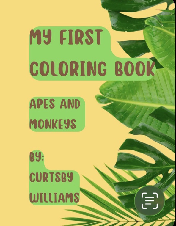 My First Coloring Book: Apes And Monkeys