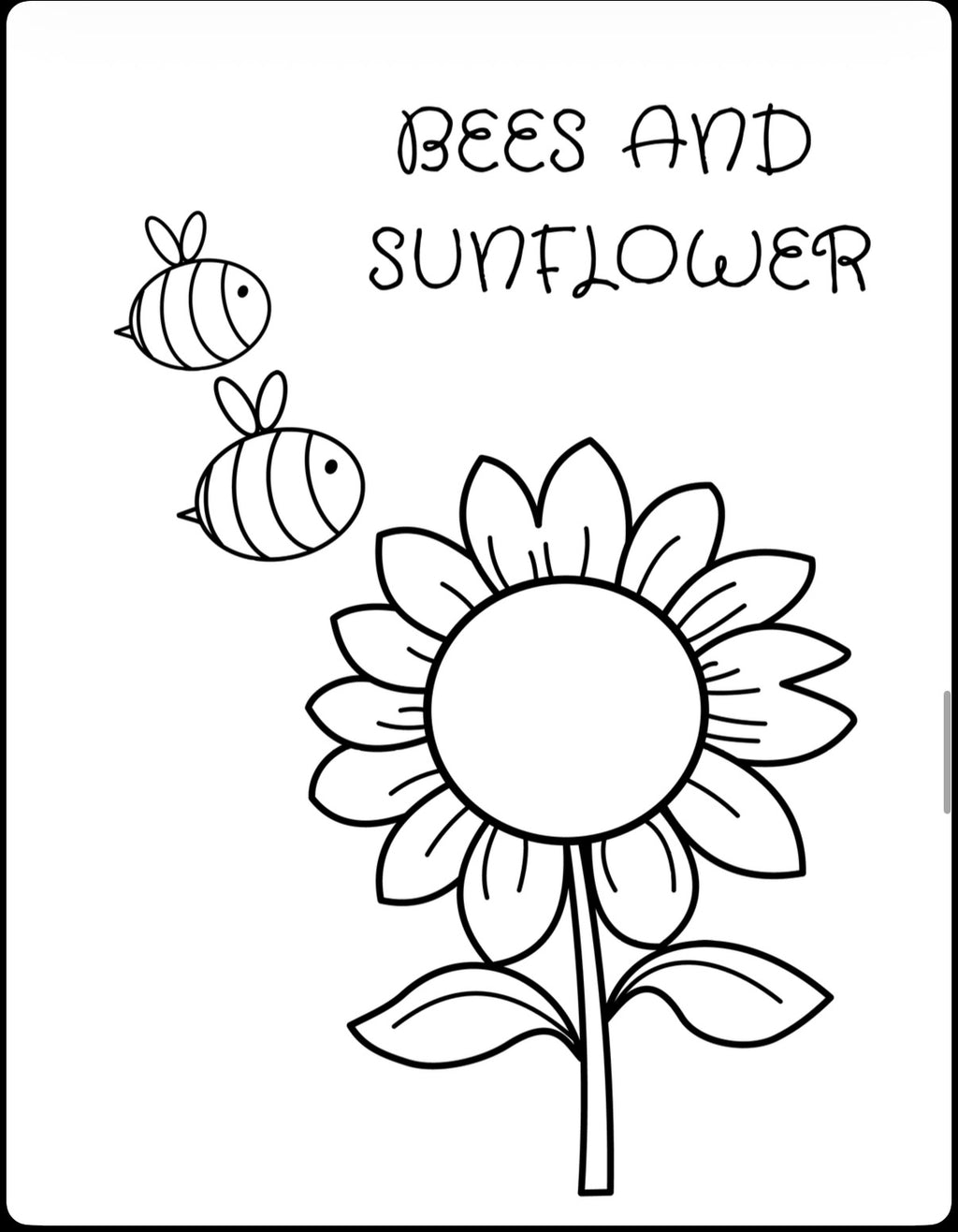 My First Coloring Book: Flowers