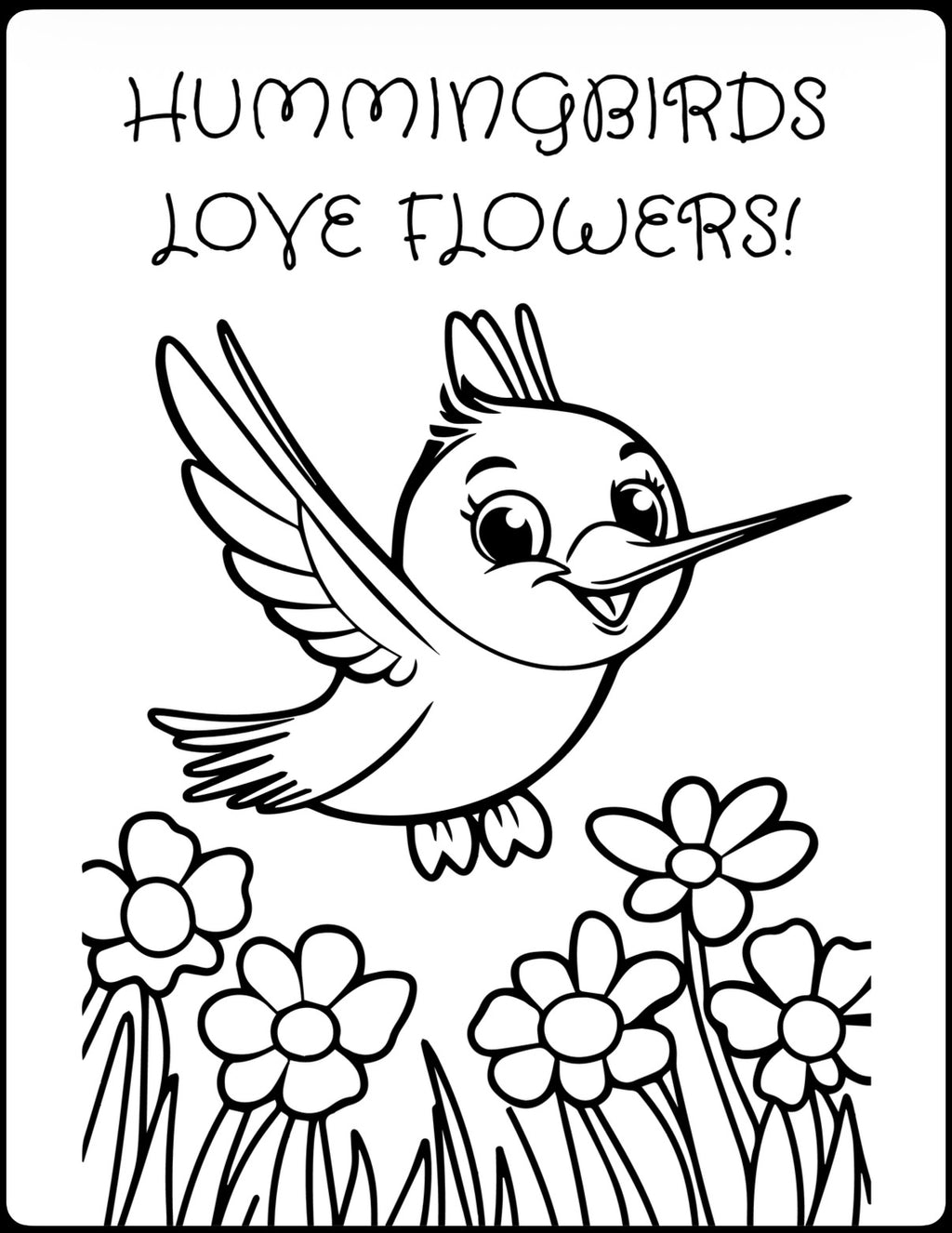 My First Coloring Book: Flowers