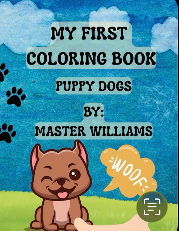 My First Coloring Book: Puppy Dogs